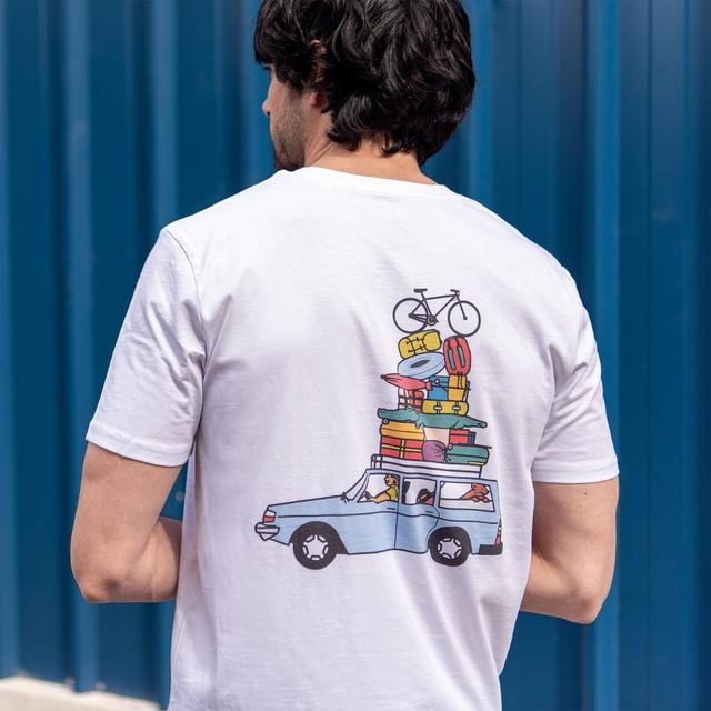 T-shirt imprimé Le Départ - L - Coton Biologique - Idée cadeau homme - Fe Re - Les Raffineurs on Productcaster.