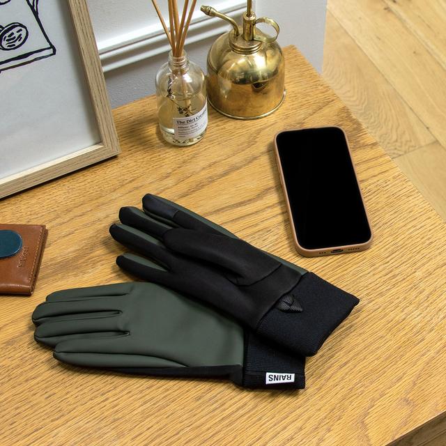 Gants Homme tactiles - Rains - S - Vert - Les Raffineurs on Productcaster.