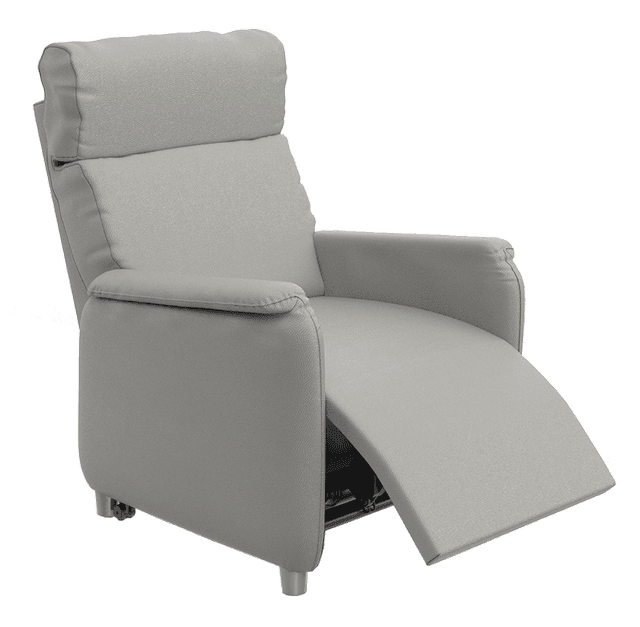 Fauteuil releveur 2 moteurs Vitaform - Microfibre aspect cuirConfort ferme - Taille L - Microfibre aspect cuir - Crème on Productcaster.