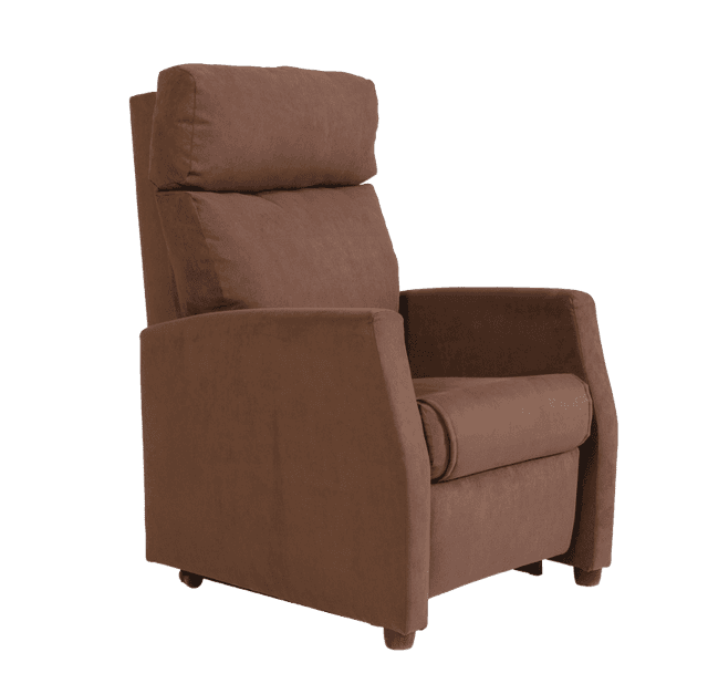 Fauteuil releveur 1 moteur Caracas - Cuir - NoirSans fil - A roulette on Productcaster.