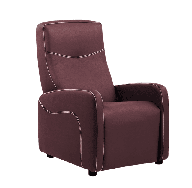 Fauteuil relaxation 2 moteurs Hawai - Microfibre aspect cuir - CrèmeFilaire - A roulette on Productcaster.