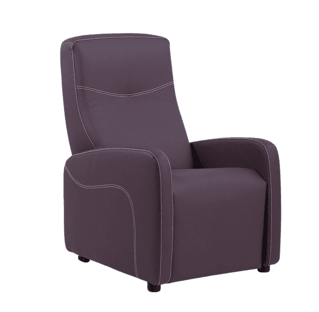 Fauteuil releveur 1 moteur Hawai - Microfibre aspect cuir - TaupeSans fil - A roulette on Productcaster.