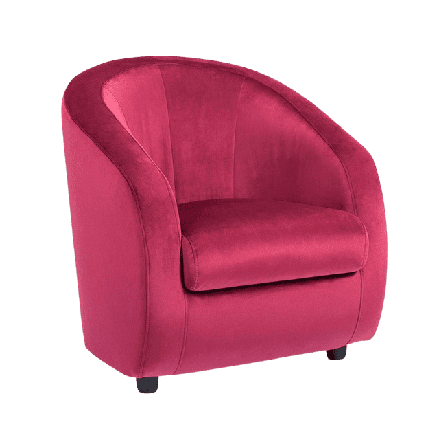 Fauteuil cabriolet Janeiro, Revetement fauteuil: Tissu chiné, Coloris fauteuil: Tissu chiné - Lin, Pied Pivotant: Non pivotant on Productcaster.