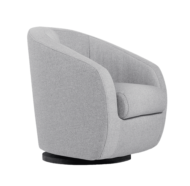 Fauteuil cabriolet Janeiro, Revetement fauteuil: Simili, Coloris fauteuil: Simili - Vanille, Pied Pivotant: Pivotant on Productcaster.