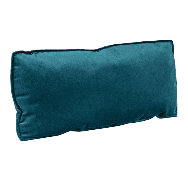 Coussin rectangle 60x27cm, Revetement fauteuil: Tissu Velours, Coloris fauteuil: Tissu Velours natté / Aubergine on Productcaster.