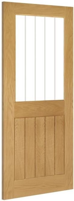 Deanta Doors Internal Ely 1 Glazed Pre-Finished Door 78" x 30" x 35mm (1981 x 762 x 35mm) on Productcaster.