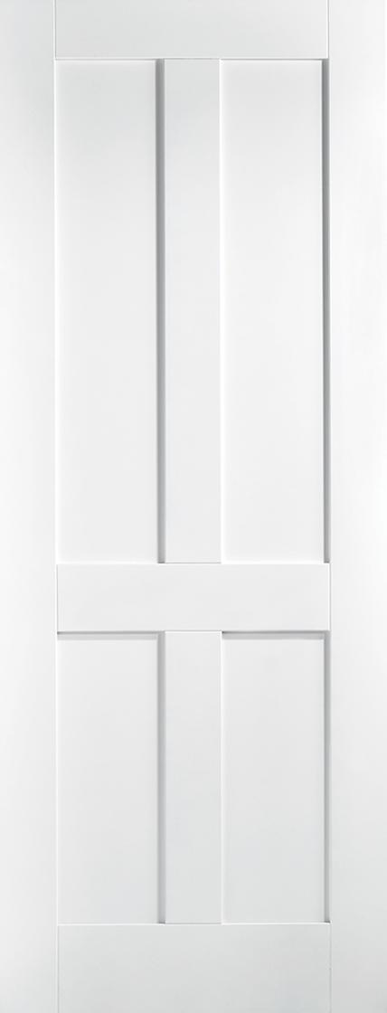 LPD Internal White Primed London 4 Panel Fire Door 2040 x 826 x 44mm on Productcaster.