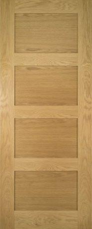 Deanta Coventry Prefinished Oak Internal Fire Door 78" x 33" x 44mm (1981 x 838 x 44mm) on Productcaster.