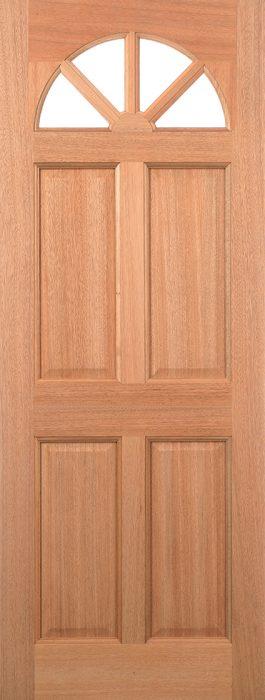 LPD External Carolina M&T 4 Panel Unglazed Hardwood Door 78" x 33" x 44mm (1981 x 838 x 44mm) on Productcaster.