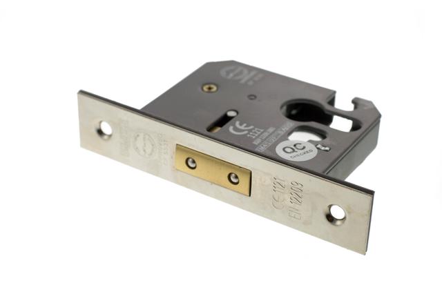 Atlantic Euro Deadlock [CE] 2.5" Polished Nickel on Productcaster.