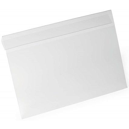 Durable A4 Document Sleeve with Fold, Extra Hard, Landscape, Pack of 10 on Productcaster.