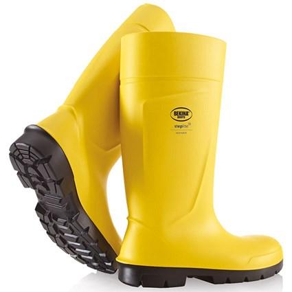 Bekina Steplite Easygrip Full Safety S5 Wellington Boots, Yellow, 6.5 on Productcaster.