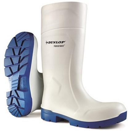 Dunlop Purofort Multigrip Safety Wellington Boots, White, 9 on Productcaster.