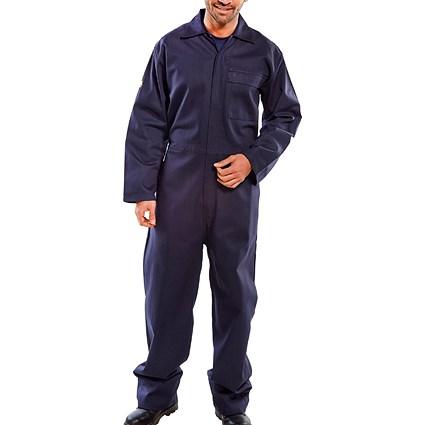 Beeswift Fire Retardant Boilersuit, Navy Blue, 36 on Productcaster.