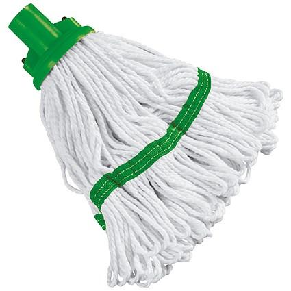 180g Hygiene Socket Mop Head Green 103061GN on Productcaster.