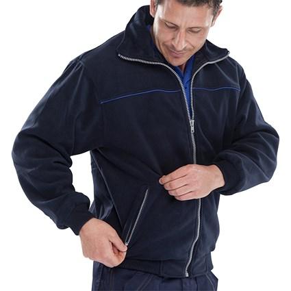 Beeswift Endeavour Fleece, Navy Blue, Small on Productcaster.