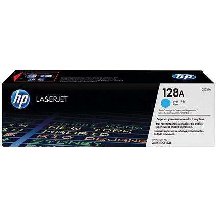 HP 128A Cyan Laser Toner Cartridge on Productcaster.