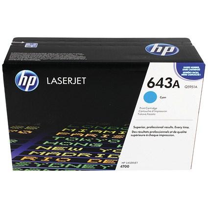 HP 643A Cyan Laser Toner Cartridge on Productcaster.