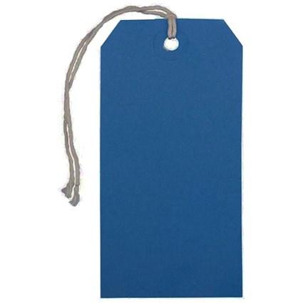 Strung Tag 120x60mm Blue (Pack of 1000) KF01625 on Productcaster.