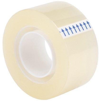 Q-Connect Easy Tear Tape Rolls, 24mm x 33m, Pack of 6 on Productcaster.