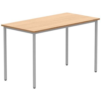 Polaris Rectangular Multipurpose Table, 1200x600x730mm, Beech on Productcaster.