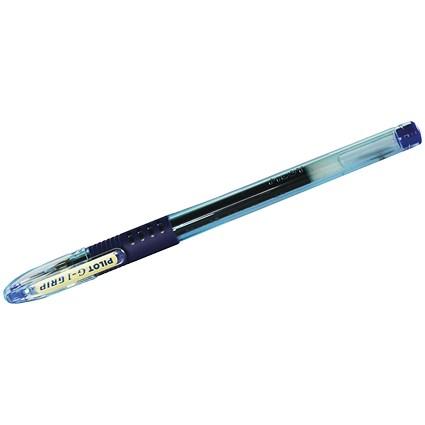 Pilot G-107 Grip Gel Rollerball Pen, Fine, Blue, Pack of 12 on Productcaster.