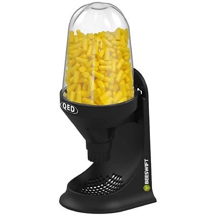 Beeswift Qed Dispenser comes with Earplugs, Yellow, Pack of 500 on Productcaster.