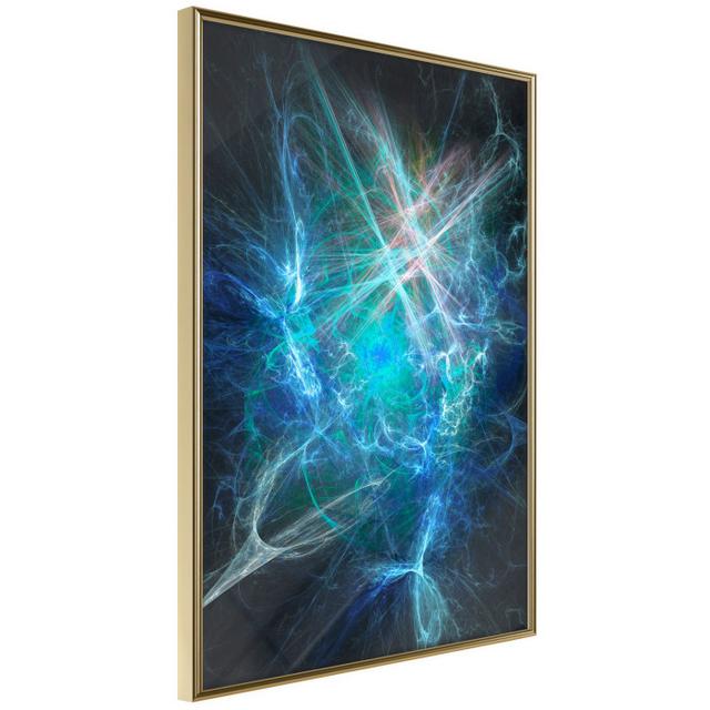Affiche Murale Encadrée "combination Of Elements" 40 X 60 Cm Or on Productcaster.