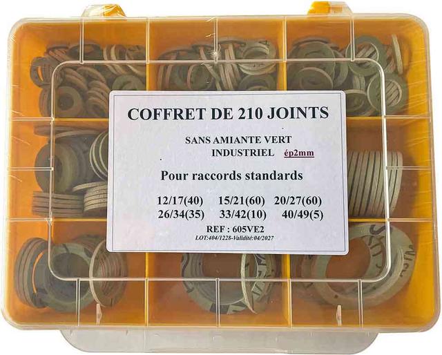 Coffret 210 joints vert on Productcaster.