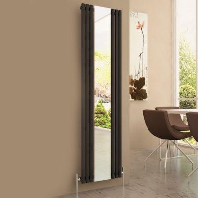 Carisa Tallis Aluminium Central Heating Mirror Radiator in T... on Productcaster.