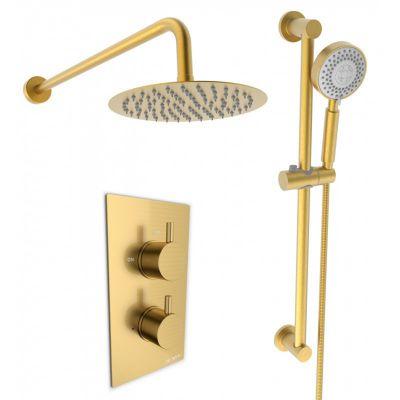 Astrala Prato Thermostatic Concealed Shower with Adjustable ... on Productcaster.