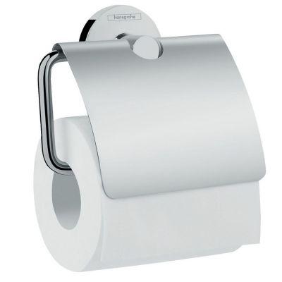 Hansgrohe Logis Universal roll holder cover chrome on Productcaster.