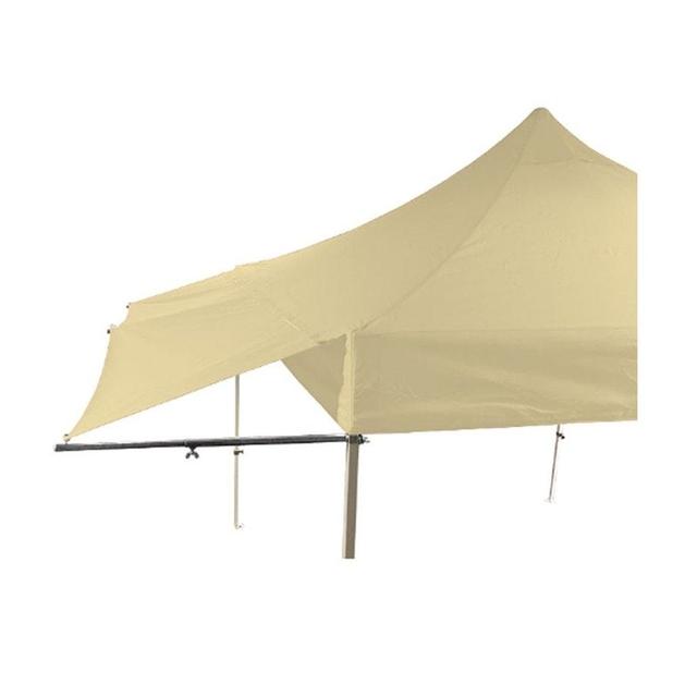 Auvent pour tente pliante acier 300x200cm coloris ivoire - Polyester - Retif on Productcaster.