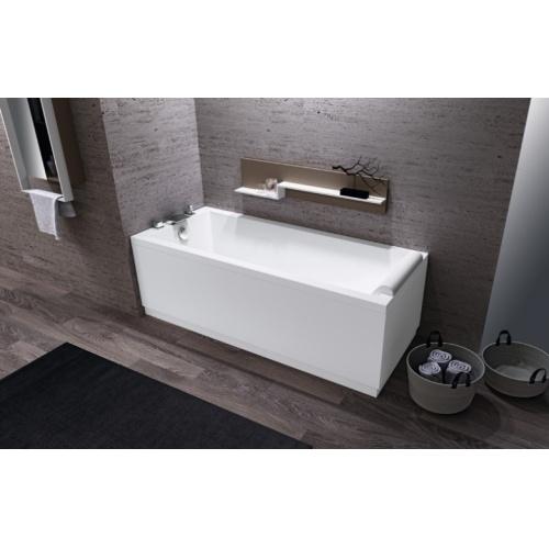 Baignoire CALOS 2.0 - 2 Tabliers (Frontal+Latéral) - 170x70cm - Blanc Brillant on Productcaster.