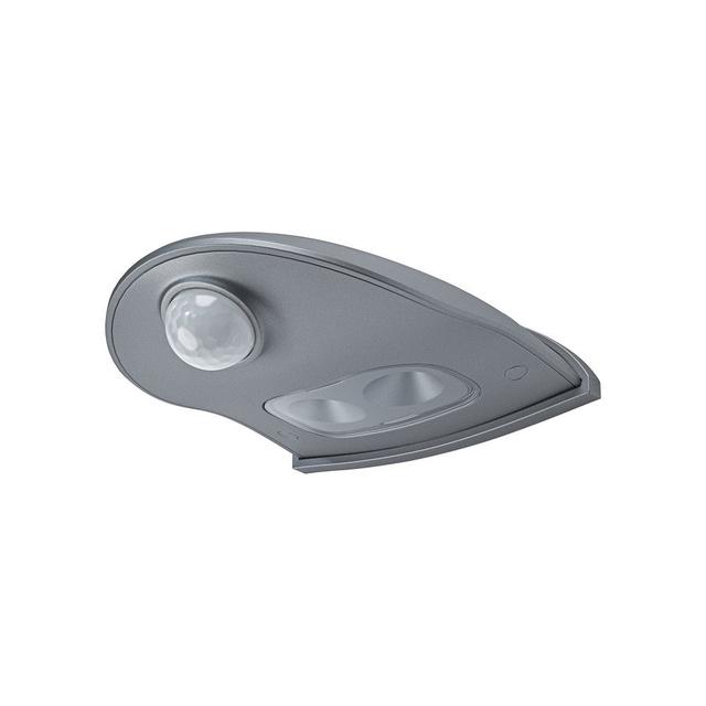 Ledvance Door LED Indoor Outdoor Entrance Light 0.95W 4000K Silver | Battery Powered | Motion with Daylight Sensor on Productcaster.