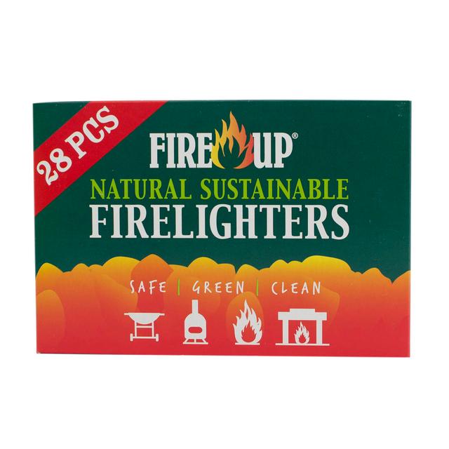 FireUp Natural Firelighters | 28 PCS on Productcaster.