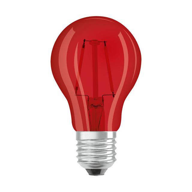 Ledvance Star Decor LED Bulb E27 2.5W 2700K | Red on Productcaster.