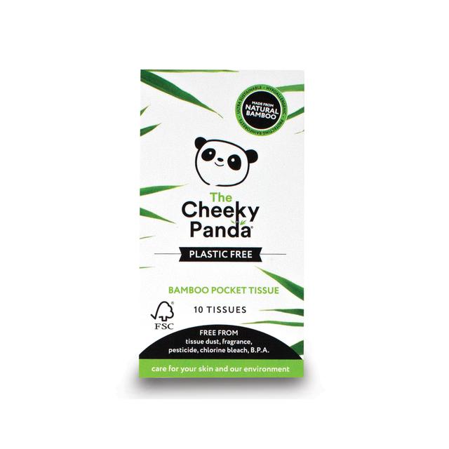 Cheeky Panda Bamboo Pocket Tissues | 10 Tissues | 6 Pack on Productcaster.