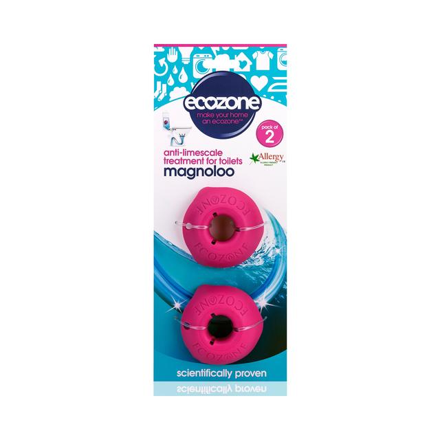 Ecozone Magnoloo Anti-Limescale Treatment for Toilets | Pack of 2 on Productcaster.