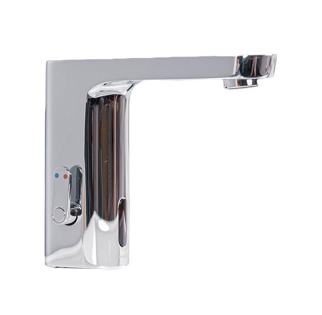 Cistermiser Vecta+ 3.7 lpm Battery or Mains Powered Bathroom Sensor Tap with Temperature Control | Chrome on Productcaster.