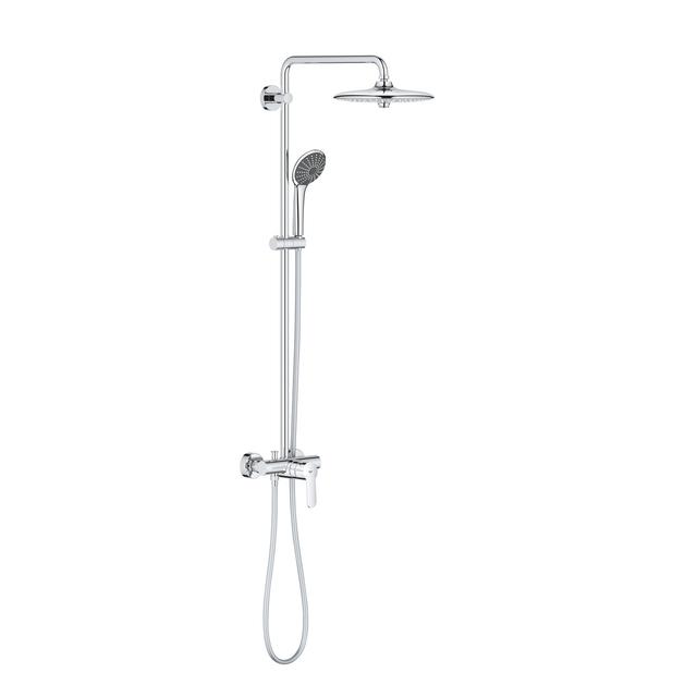 Grohe Vitalio Joy 260 Chrome Shower System on Productcaster.