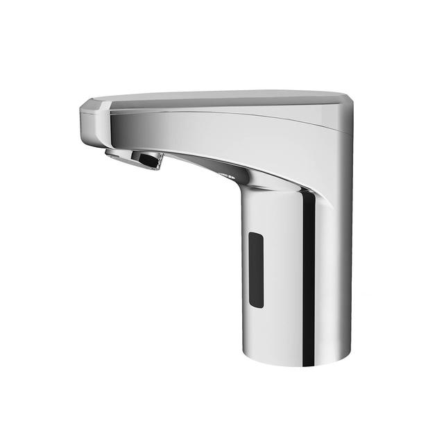 Conti+ Ruby 5 lpm Battery Powered Bathroom Sensor Mixer Tap with Temperature Pre-adjustment Control | Chrome on Productcaster.