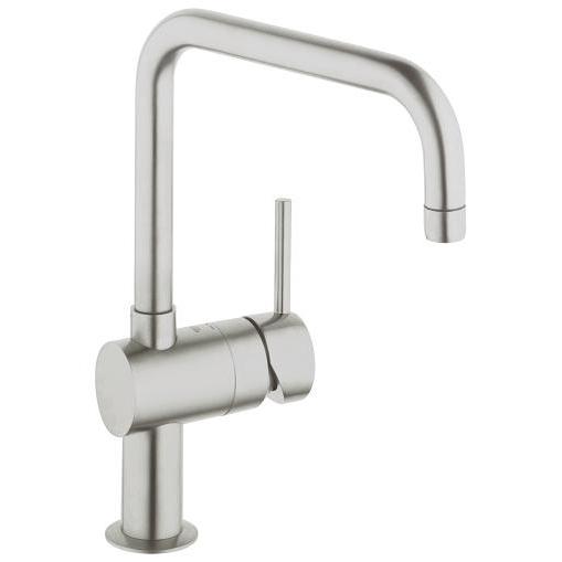 Grohe Minta Single Lever Swivel Spout 360 Kitchen Mixer Tap | Supersteel on Productcaster.