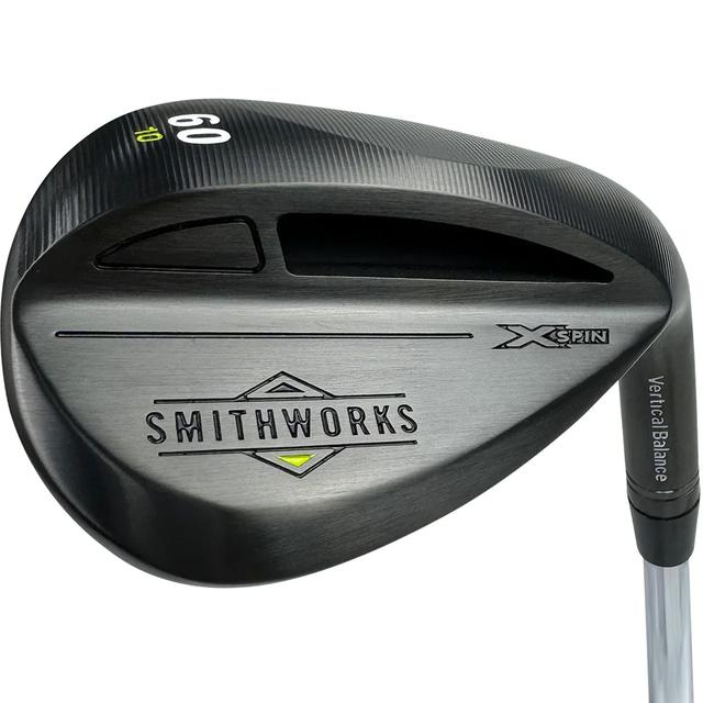 Smithworks Cast Milled XSpin Golf Wedge Stealth Black on Productcaster.