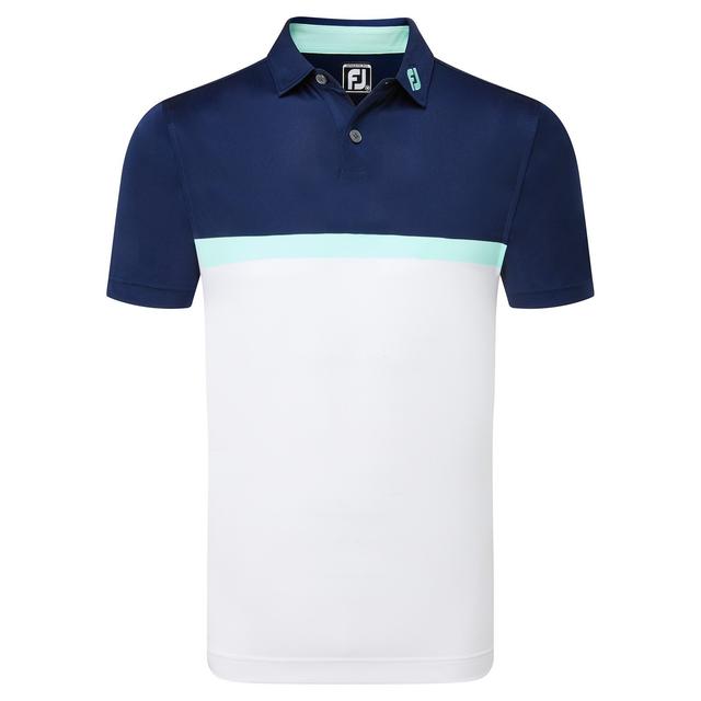 FootJoy Colour Block Interlock Golf Polo Shirt on Productcaster.