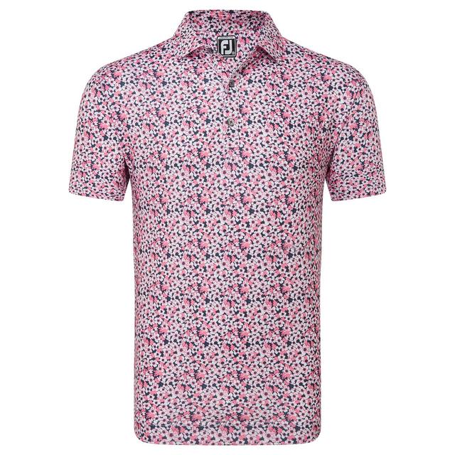 FootJoy Primrose Print Lisle Golf Polo Shirt on Productcaster.