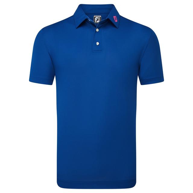 FootJoy Scallop Shell Foulard Self Collar Golf Polo Shirt on Productcaster.