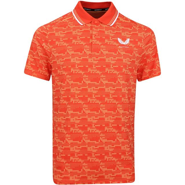 Castore Printed Tech Polo Shirt on Productcaster.