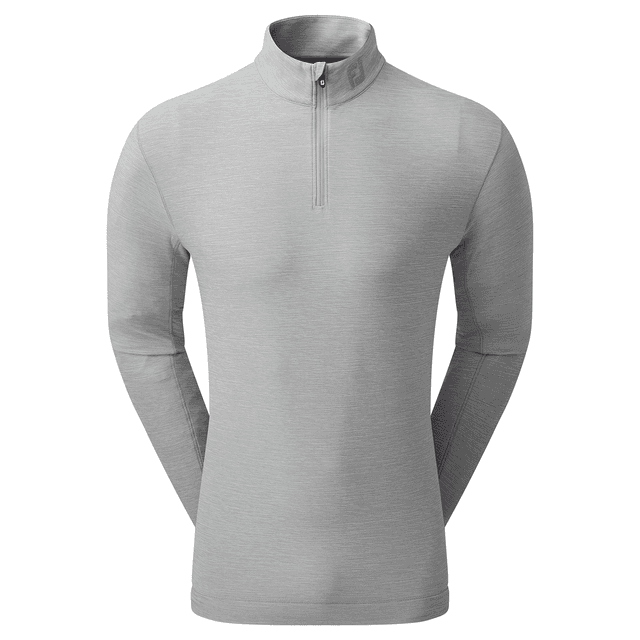 FootJoy Heather Space Dye Chill Out Zip Neck Golf Sweater on Productcaster.