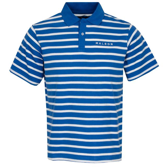 Malbon Mantis Striped Polo Shirt on Productcaster.